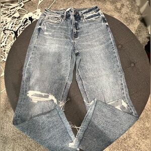 Flying Monkey Size 28 High-Rise Wide-Legged Jeans